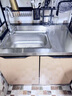 维斯盛 简易厨房橱柜餐边柜橱柜租房用不锈钢橱柜厨房柜子灶 90/100双门单盆【尺寸备注】 星光金 实拍图