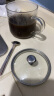 onlycook高硼硅玻璃杯带盖带刻度水杯送勺子男女牛奶杯家用果汁杯-小号 实拍图