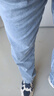 真维斯（Jeanswest）牛仔裤男春夏季新款直筒宽松休闲长裤男弹力高端百搭阔腿裤子男 浅蓝 34 (2尺7) 实拍图