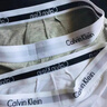 Calvin Klein内衣男士三条装ck提花腰边低腰棉质贴身防夹臀四角裤平角内裤男 U2664998-太空黑/月光白/椰青灰 3条 M 实拍图