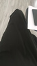 尚都比拉优雅通勤半身裙女装春秋季遮胯显瘦A字裙中长款百搭裙 雅黑色 L  实拍图