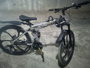 凤凰（Phoenix） 凤凰自行车可折叠山地车路虎男士成年人变速女式越野公路单车 六刀消灰/折叠双避震/全竞速轴承 26寸30速【参考：158-188cm】 实拍图