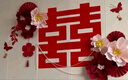 狮洛德 婚房布置套装楼梯装饰结婚客厅条幅装饰挂布长条喜字套装 实拍图