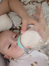 爱得利（evorie） 婴儿奶瓶6个月以上 宽口径带手柄带重力球PPSU奶瓶 240ml绿 实拍图
