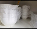 京东京造 汤碗 米饭面陶瓷景德镇餐具套装家用蒸蛋碗 奶油华夫 4.5英寸*6 实拍图