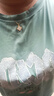 项链高级感女轻奢小众设计ins冷淡风锁骨链双面四叶草可水洗吊坠 金色 四叶花项链 A0292 实拍图
