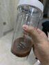Blender Bottle 蛋白粉摇摇杯运动水杯 大容量塑料杯带刻度健身便携搅拌男士女生 Strada款tritan白色800ml 实拍图