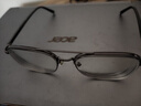 WAN XIN 新款 1.67超薄高清防蓝光镜片男可配度数送商务眼镜框女Z 9051黑银 时尚眉线框加大加宽 配万新1.60较薄非球面树脂镜片 实拍图