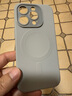 亿色【安全无铅认证】适用苹果16promax手机壳磁吸iphone16pro液态硅胶保护套16系列Magsafe充电ins款 【灰色】带Ai按键丨肤感液态磁吸壳 iphone 16 pro 实拍图
