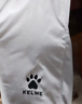 KELME/卡尔美运动短裤男足球比赛训练快干短裤夏季跑步透气五分裤子 白色 M 170 实拍图