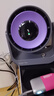 VEZO【空气循环扇】桌面小型风扇USB家用台式小电扇涡轮制冷便携大风力空调扇宿舍办公室挂壁卧室厨房 【戴森灰】4000毫安丨智能数显丨100档无级变速 实拍图
