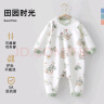 贝肽斯宝宝睡衣春秋夏季纯棉2025新款男女儿童家居服连体衣服套装 实拍图