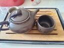LOCKZI原矿紫砂茶壶大容量仿古名家纯手工泡茶壶功夫茶具杯套装妍送礼物 紫砂-紫泥大仿古（送茶杯） 480ml 实拍图