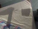 洁丽雅A类防水隔尿夹棉床垫防潮垫席梦思保护垫单人宿舍防滑褥子床垫子 丽莎-雾蓝【防水床垫款】 90*200【单床垫】 实拍图