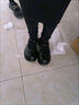 ZHR单鞋女经典复古玛丽珍鞋百搭日系jk女鞋厚底英伦皮鞋JF200黑色38 实拍图