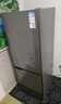 美菱（MeiLing）小冰箱177/185两门二门双开门家用冷藏冷冻小型冰箱双门节能迷你宿舍租房用大容量保鲜冰箱 BCD-185LCD灰色 实拍图