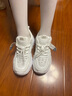 回力瑞女童鞋子2025冬季新款儿童小白鞋大童女孩运动鞋加绒棉鞋老爹鞋子 320白色单网镂空款 35 码 实拍图