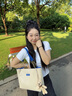 CALWAN KEODH官网包包女包大容量通勤单肩包高级感托特轻奢生日礼物送女友老婆 【蓝色】小众百搭简约休闲手提实用走心女生闺蜜 实拍图