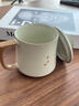 唐丰汝窑马克杯带盖茶杯个人专用高档陶瓷水杯办公室泡茶杯定制杯子 汝窑言宋办公杯(舍得) 实拍图
