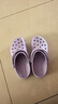 CROCS卡骆驰檀健次同款洞洞鞋男沙滩鞋|10001 淡紫色-530 36/37(220mm) 实拍图
