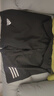 adidas速干简约舒适网球运动短裤男装夏季阿迪达斯官方 黑色/白     XL 实拍图