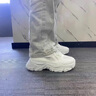 花花公子（PLAYBOY）男鞋夏季2026新款透气网面休闲增高鞋子男款男士老爹鞋运动板鞋男 白色 CPL1259065 41 实拍图