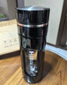 恩尔美（nRMEi）水杯男士大容量茶杯便携车载办公防摔耐高温茶水分离泡茶玻璃杯子 商务黑520ml【茶隔+经典款】 实拍图
