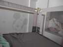 迪士尼婴儿床围栏1.8*2.0米三面床上围挡安全护栏儿童宝宝防摔床边挡板 灰白撞色1.8+ 2m 双面装 实拍图