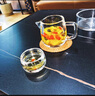 PRISTEA原矿水晶杯纯手工带把杯泡茶杯水杯公道杯分茶器茶具装茶器送礼 公道杯+茶漏300ml 实拍图