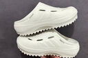 adidas 波波凉鞋 OZWAVE CLOG稳定缓震回弹厚底老爹拖鞋阿迪达斯   矾土棕   40.5 实拍图