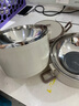 【带饭必备】饭盒带盖上班族保温密封饭盒不锈钢大容量学生便当盒 乳白色2层 实拍图