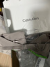 Calvin Klein内衣女士美拉德提花轻运动舒适ck薄垫柔软上托无钢圈美背文胸 PET-灰咖色 M 实拍图