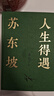 【拉页+海报】人生得遇苏东坡 3500万人都在听意公子讲苏东坡，播放量超7亿次的人生活法参考！人生得遇苏东坡，方知可以这样活！ 小说 实拍图
