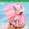 kocotree儿童防晒帽夏宝宝遮阳帽男童女童渔夫太阳帽子防紫外线大帽檐 IP卡通小兔子(立体版) M码：头围51-52CM，建议2-5岁 实拍图