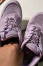 足力健老人鞋中老年春秋季软底散步送妈妈轻便休闲鞋25111003J 紫-女 40 实拍图