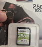 金士顿（Kingston）256GB SD存储卡 U3 V30 相机内存卡 sd卡大卡 支持4K 高速连拍 读速100MB/s 写速85MB/s 实拍图