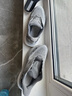 HOKA ONE ONE男款夏季克利夫顿 9跑步鞋CLIFTON 9轻量透气缓震 雾灰/黑色 40 实拍图