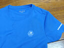 特步（XTEP）童装儿童夏季短袖针织衫短T中大童男童透气速干运动休闲T恤 皇家蓝【9013】 130 cm 实拍图