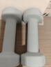 Keep 彩色浸塑哑铃 男士女士家用健身肌肉手臂塑形轻重量水蓝 2kg*2 实拍图