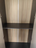 束寻【上门安装】衣柜现代简约实木挂衣杆经济型简易组装出租房卧室 三门120*40*180暖白+灰色 包安装 实拍图