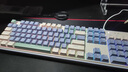 红龙（REDRAGON）KS104-B 机械键盘 有线键盘 全键热插拔PBT键帽104键游戏办公键盘RGB背光 海之盐-龙舞轴 实拍图
