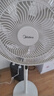 美的（Midea）【劲风酷爽】七叶轻音柔风电风扇家用遥控落地扇台式桌面小型风扇大风力节能立式摇头电扇 SAH30BK 实拍图