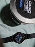 卡西欧（CASIO）男女表学生手表运动手表 夜光防水石英表带星期日历腕表 黑表淡蓝MRW-200H-2B3 实拍图
