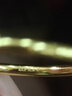 周六福（ZLF）  黄金戒指女款硬金三生三世足金素圈指环 定价单个 沙面18号-0.79g 实拍图