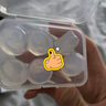 宜家依硅胶泥耳塞防噪音防水游泳睡眠防呼噜隔音不伤耳降噪 透明款6枚装 实拍图