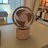 无印良品（MUJI）无线桌上风扇 低噪音风扇 摇头式 粉色 方便小巧宿舍办公室 实拍图