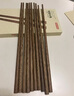 京东京造 筷子 家用食品级餐具鸡翅木日式分餐快【整木实芯】6双装 实拍图