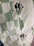 博洋家纺珊瑚绒毛毯办公室空调毯午睡毯薄盖毯子 熊猫潘布100*150cm 实拍图