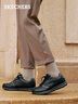 斯凯奇（Skechers）男鞋夏季皮鞋商务休闲鞋低帮轻便板鞋软底工作鞋77156 实拍图