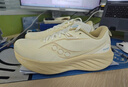 Saucony【彭于晏同款】索康尼胜利22专业强缓震跑鞋男厚底跑步鞋运动鞋男 米咖啡【宽楦】 42 实拍图